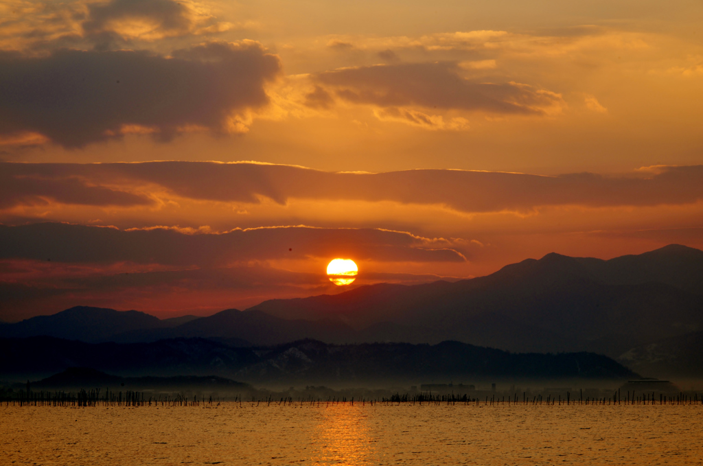 初春の太陽