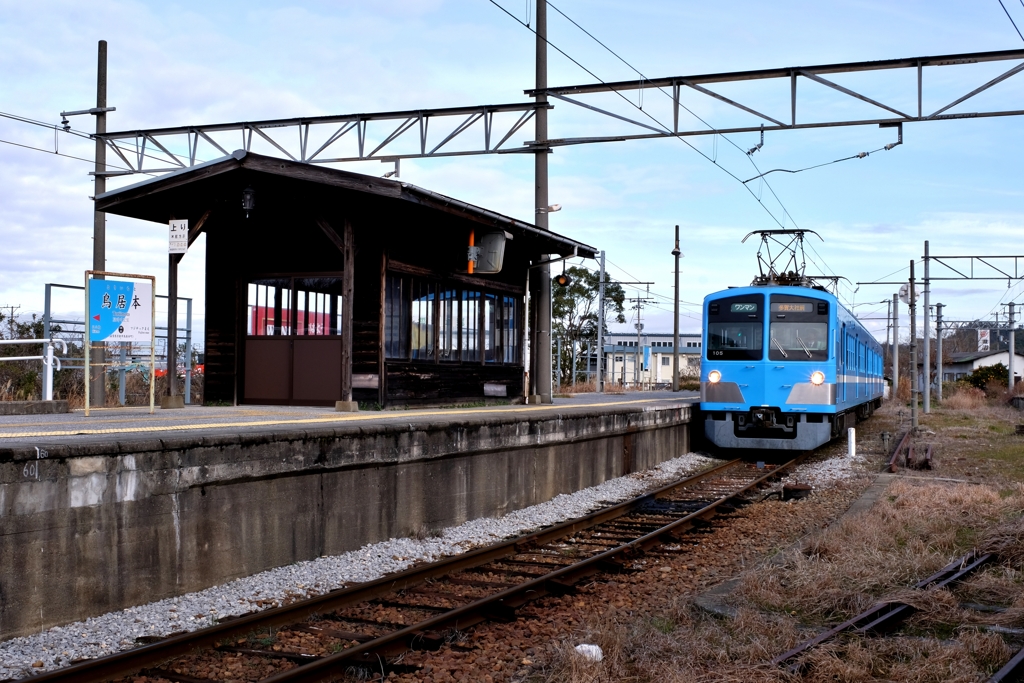 鉄道風景・近江鉄道鳥居本駅