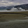 冬の浜辺