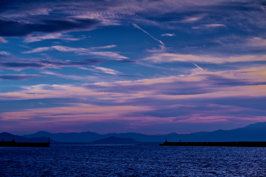 夕空雲