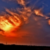 燃ゆる夕雲