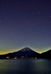 本栖湖の夜