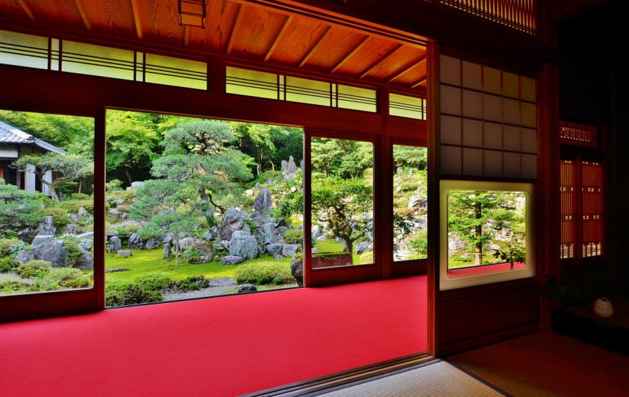 青岸寺庭園（昭和九年文部省名勝指定庭園）