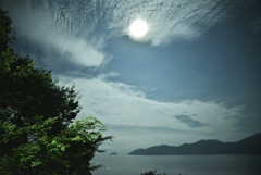 月光の奥琵琶湖