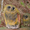 ふくろうー木彫りー