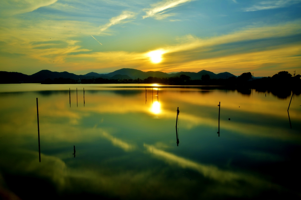 湖面写し