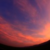 夏の夕日　１