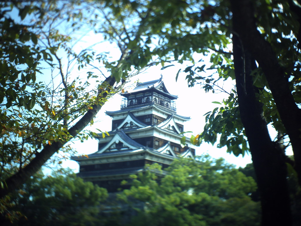 広島城。