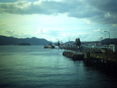 呉の港