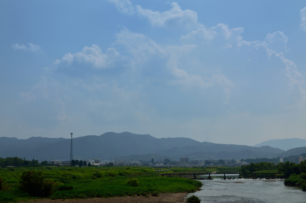 夏の沈下橋