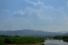 夏の沈下橋