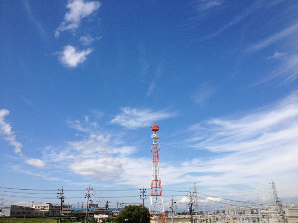 iphoneで撮った塔