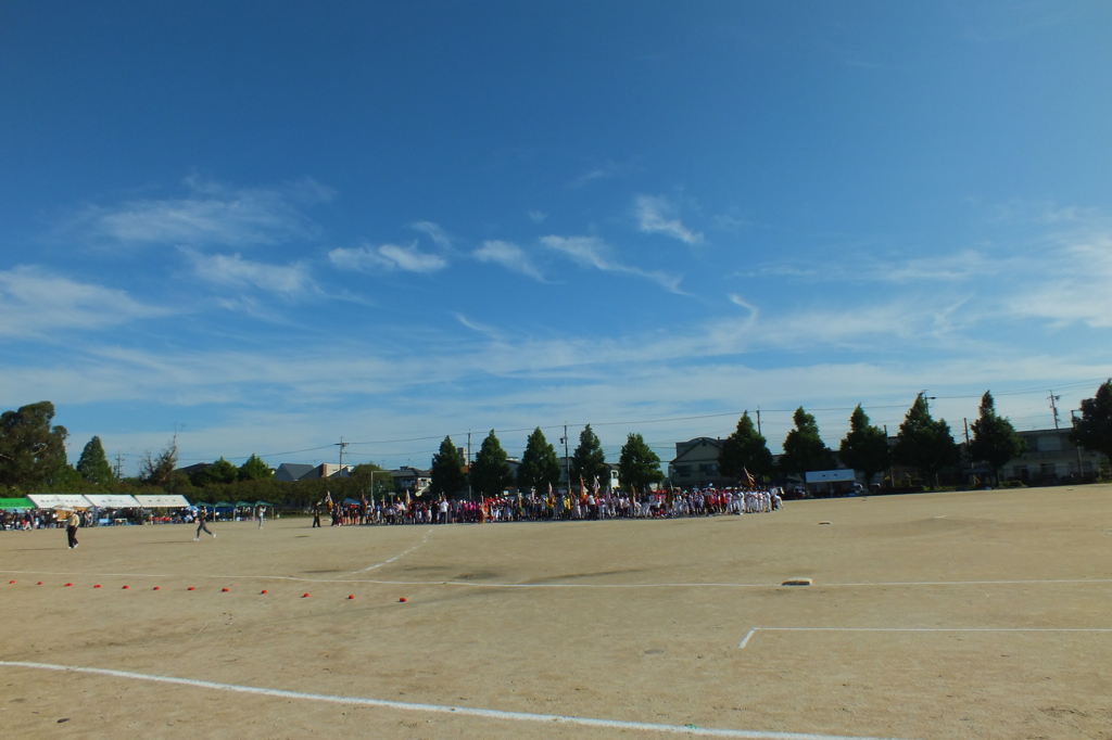 下の娘のフットベースボール大会