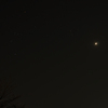 月、金星、木星とオリオン