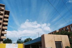 町の空