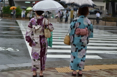 雨の日に