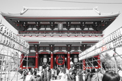 紅の浅草寺
