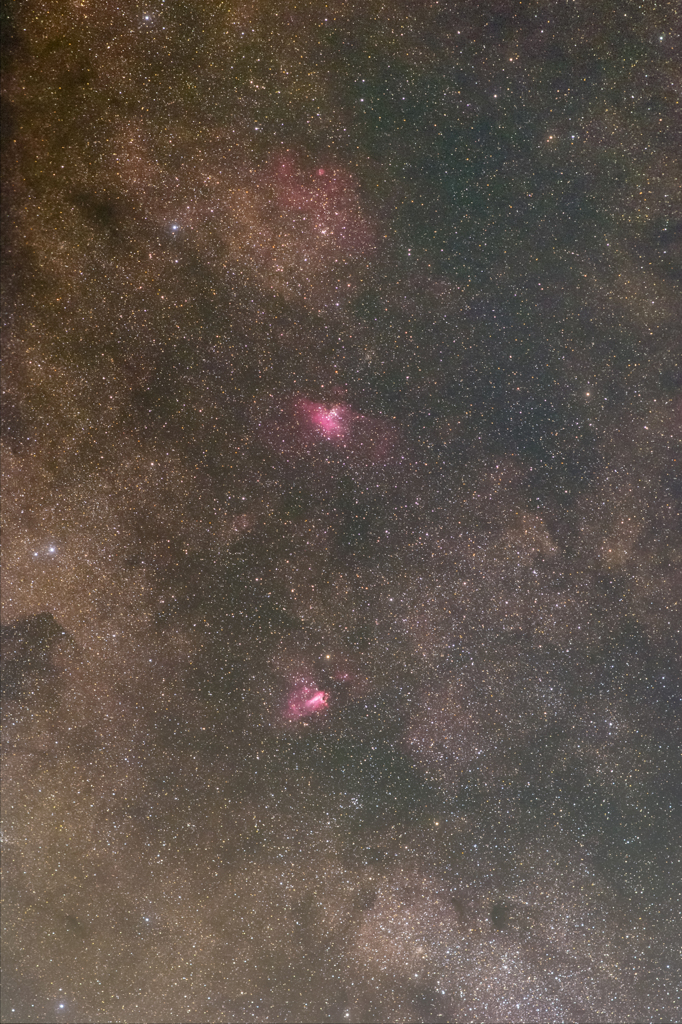 わし星雲周辺