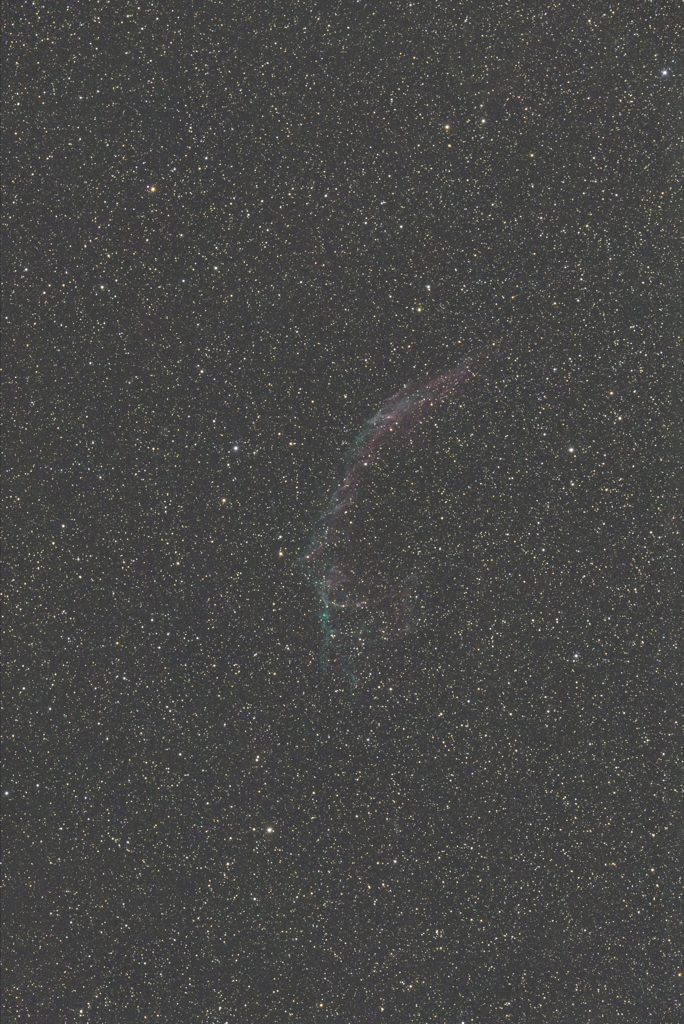 非改造機で網状星雲