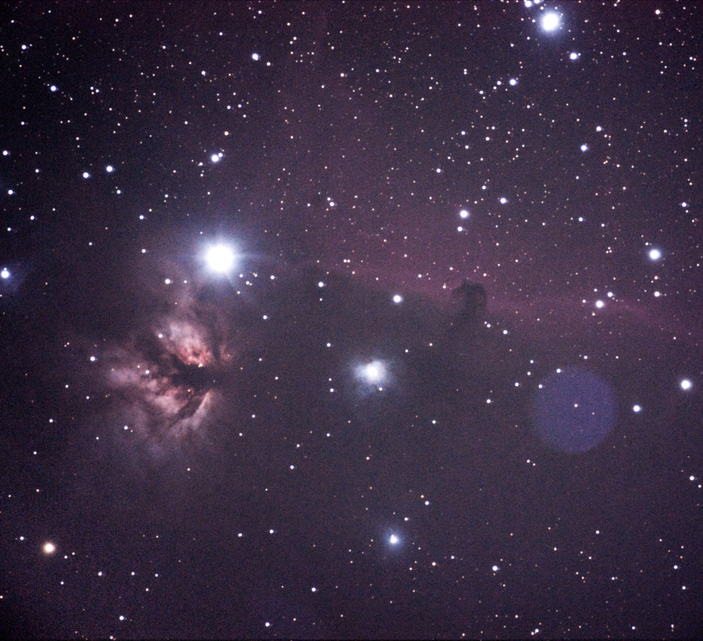 馬頭星雲と燃える木