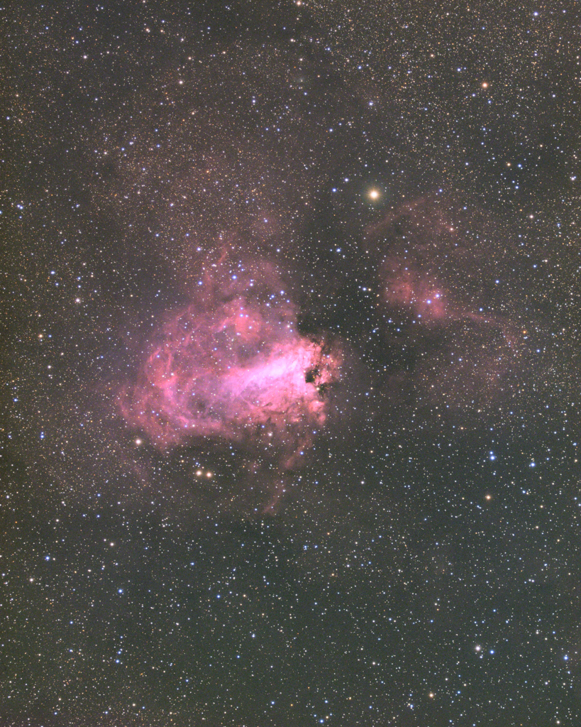 ベランダからのオメガ星雲