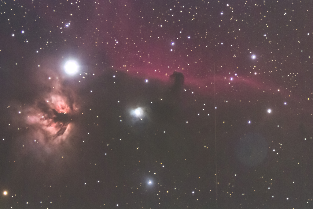 馬頭星雲と燃える木