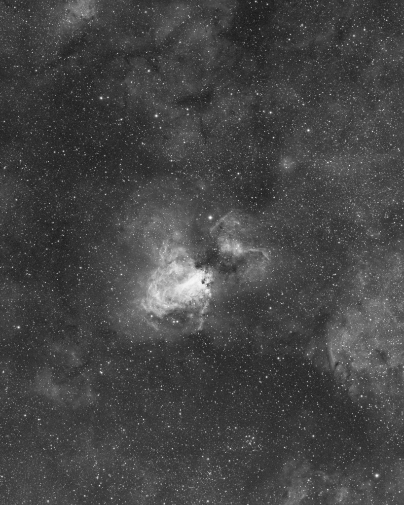 オメガ星雲（Hα）