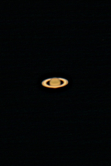 月夜の土星