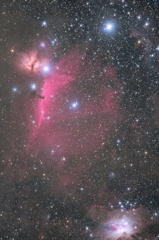 Sota.Wさんの馬頭星雲とランニングマン星雲