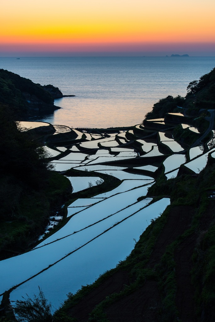 浜野浦夕景