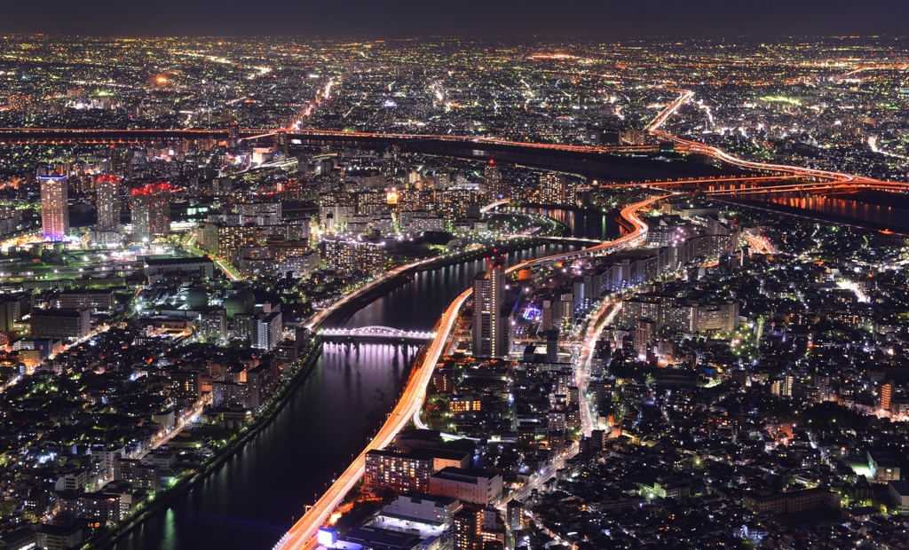 東京スカイツリー　特別展望台より