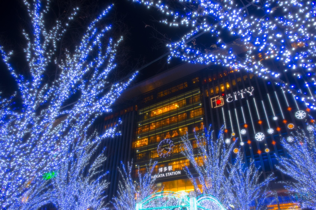 ＪＲ博多駅　イルミネーション