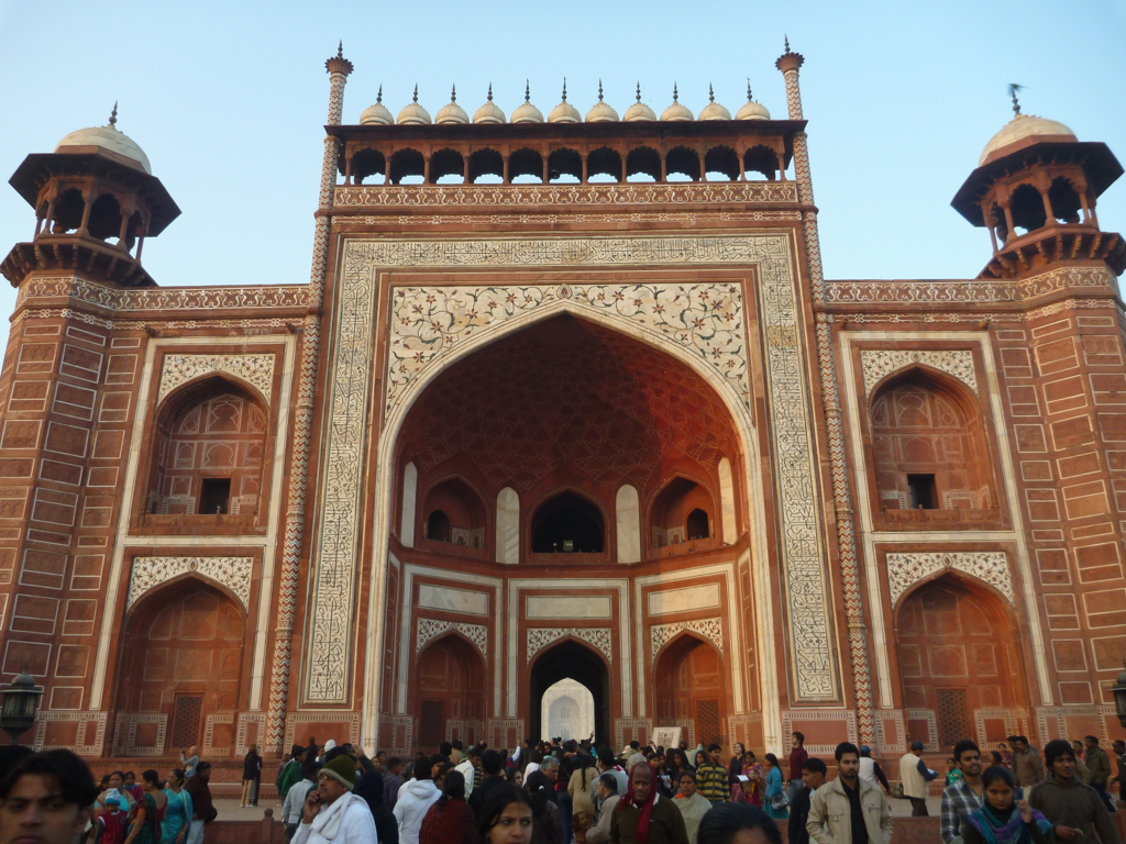 Entrance of the Taj Mahal