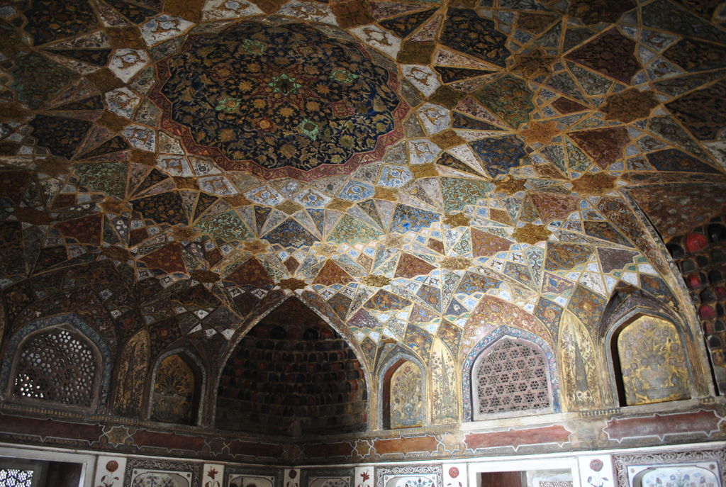 and classic paint on the ceiling
