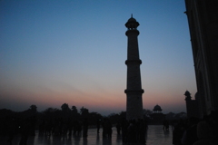 Minaret in the sunset