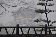 雪の天守閣