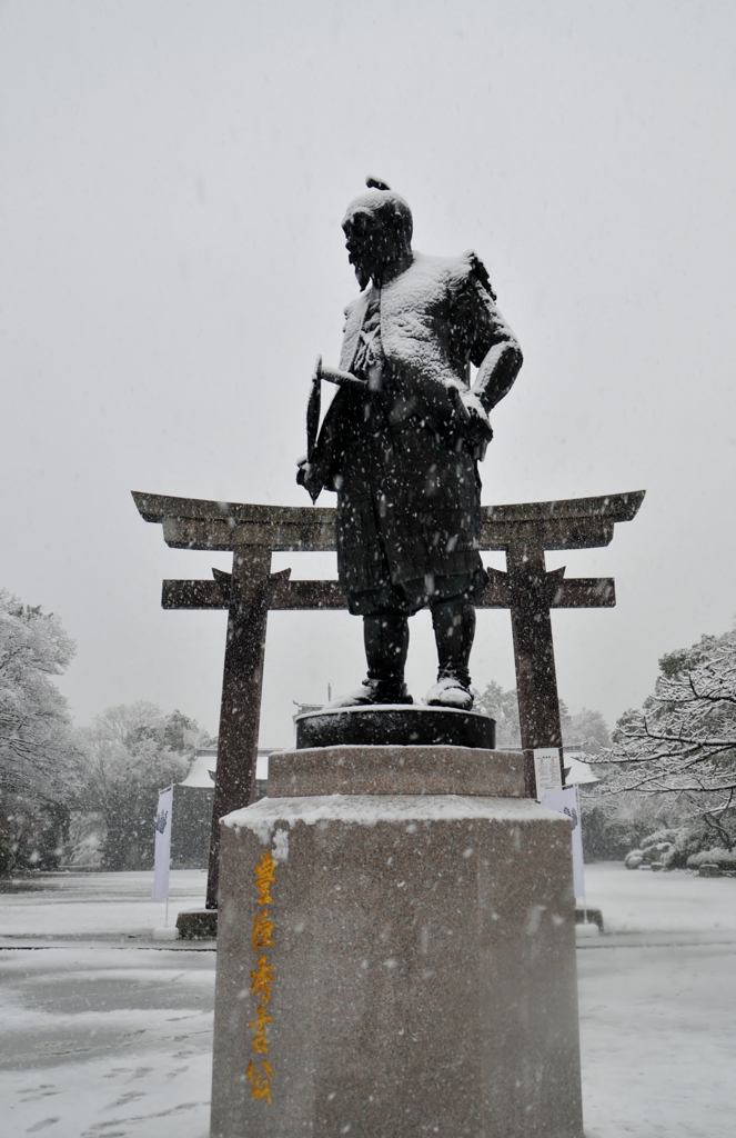雪の太閤秀吉