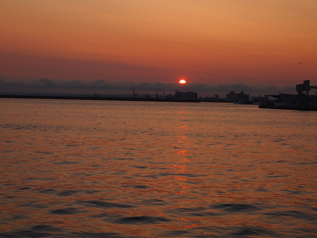 釧路港夕焼け　2012/05/20⑪