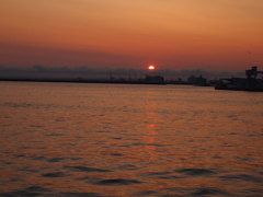 釧路港夕焼け　2012/05/20⑪