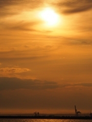 釧路港夕焼け　2012/05/24