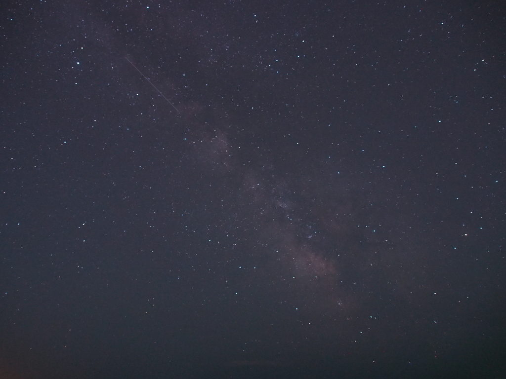 天の川　流れ星写った！　2012/05/17　