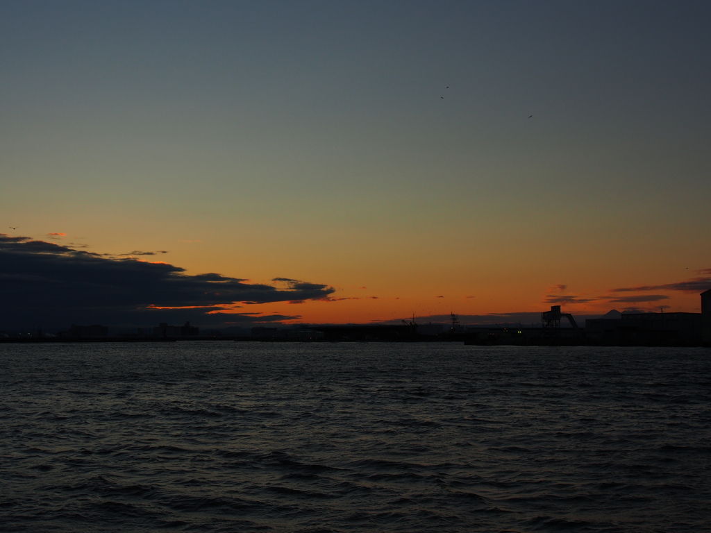 釧路港夕焼け　2012/05/27