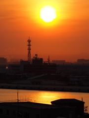 釧路　夕焼け　2012/06/15
