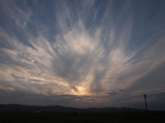 釧路～白糠　夕焼け　2012-07-22