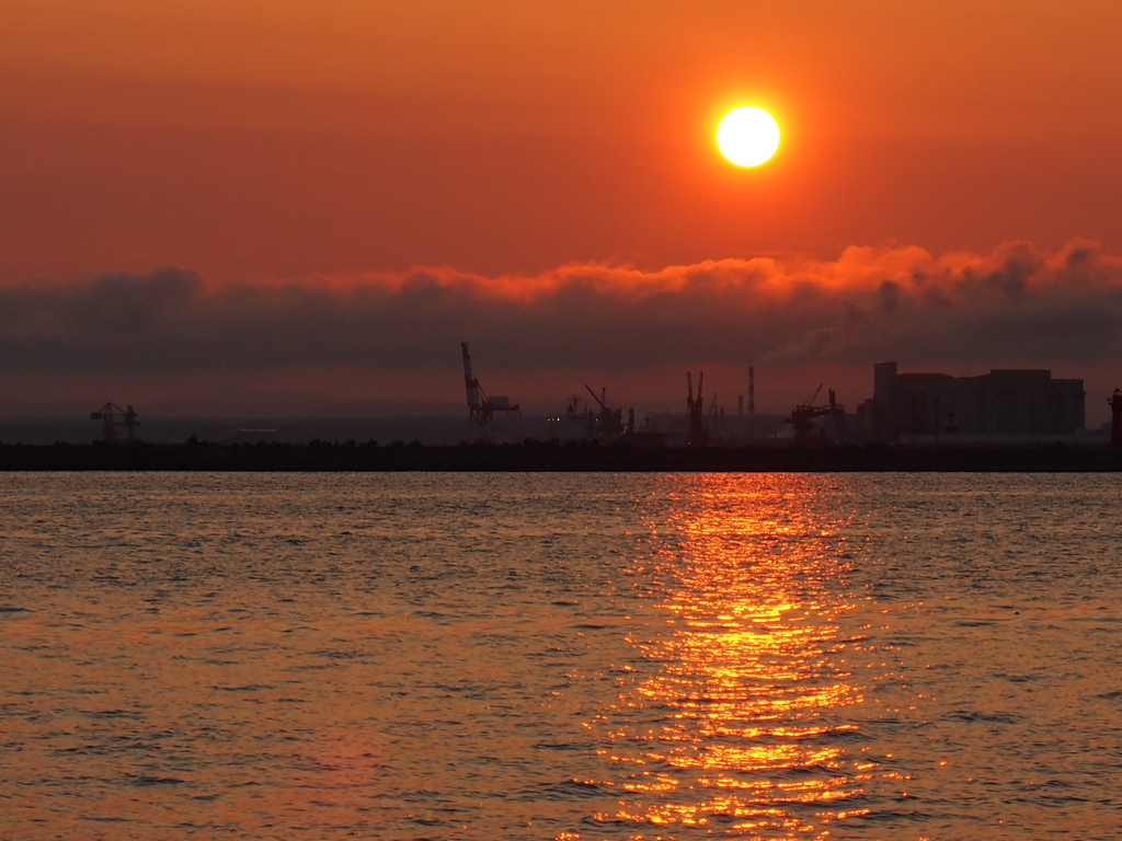 釧路港夕焼け　2012/05/20　③