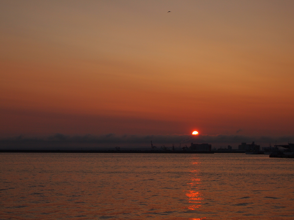 釧路港夕焼け　2012/05/20⑩