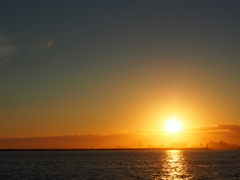 釧路港　夕焼け　20120713