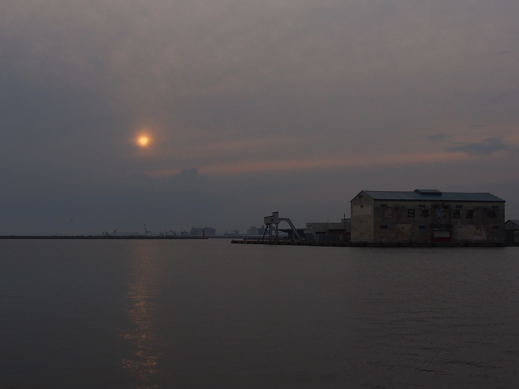 釧路港　夕焼け　2012/05/25　