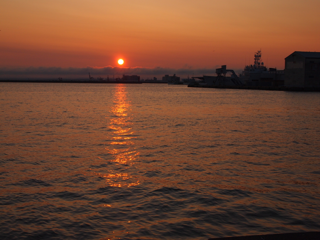 釧路港夕焼け　2012/05/20⑥