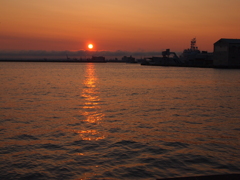 釧路港夕焼け　2012/05/20⑥